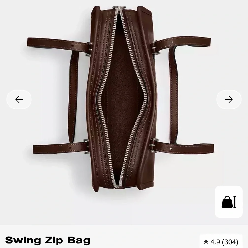 Coach Maple Swing Zip Bag NWT - Picture 12 of 13